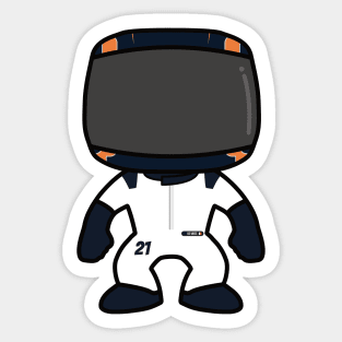 Nyck De Vries Custom Mini Figure – F1 2023 Season Sticker